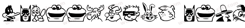 DBToonHuaX Bold字体转换